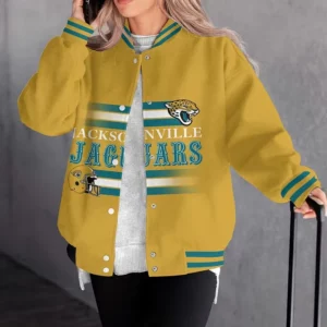 Limited Edition – Customized NFL Jacksonville Jaguars Satin Varsity & Baseball Jacket