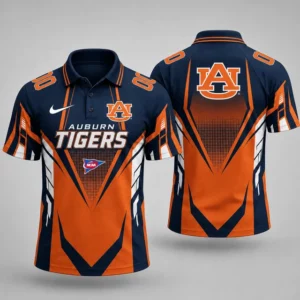 Limited Edition – Customized NCAA Auburn Tigers Polo Shirt