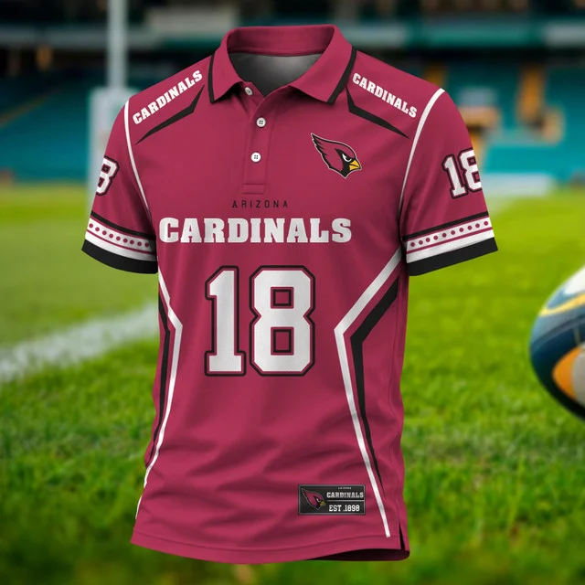 Limited Edition – Customized NFL Arizona Cardinals Polo Shirt