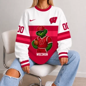 Limited Edition  Customized NCAA Wisconsin Badgers Unisex Sweatshirt