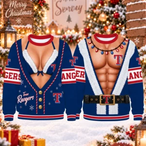 Limited Edition – Customized MLB Texas Rangers Christmas Unisex Sweatshirt