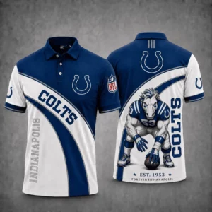 Limited Edition – Customized NFL Indianapolis Colts Polo Shirt