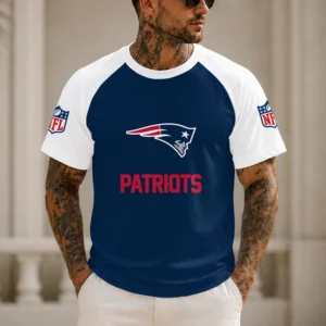 Limited Edition – Customized NFL New England Patriots Raglan Tee