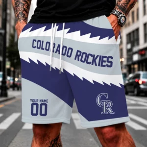 Limited Edition – Customized MLB Colorado Rockies Short Pants