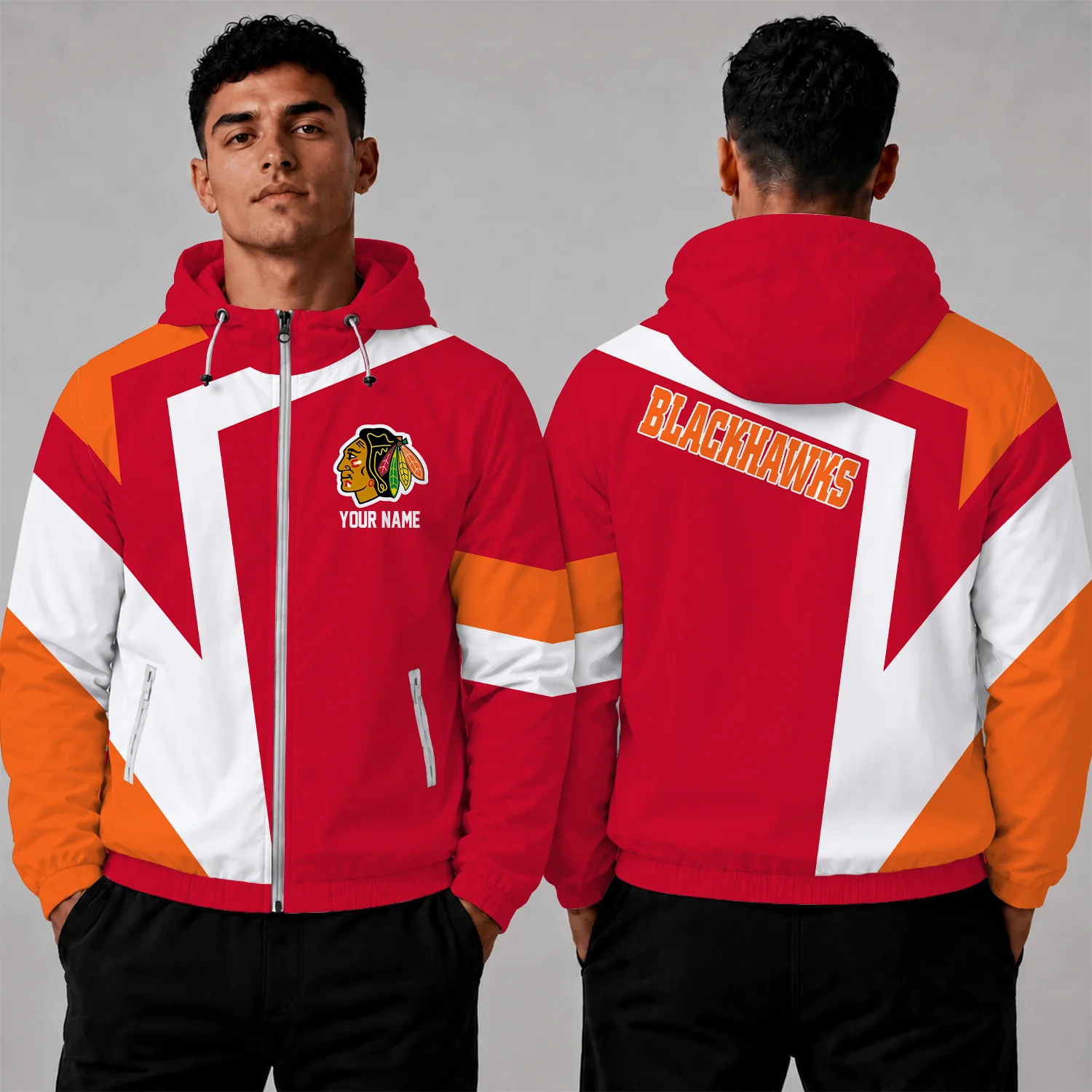 Limited Edition – Customized NHL Chicago Blackhawks Windbreaker Jacket