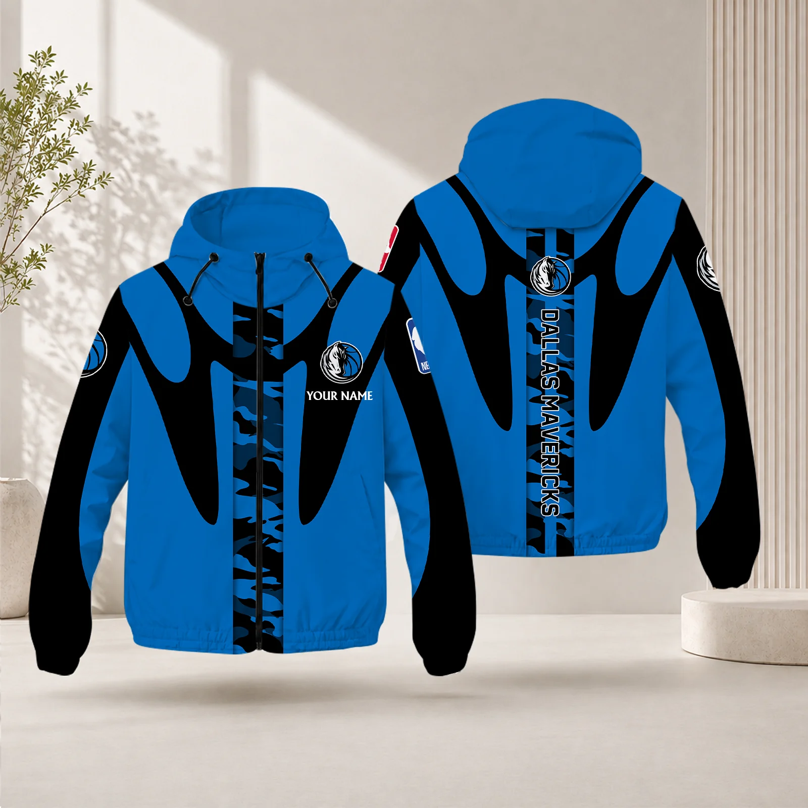 Limited Edition – Customized NBA Dallas Mavericks Windbreaker Jacket