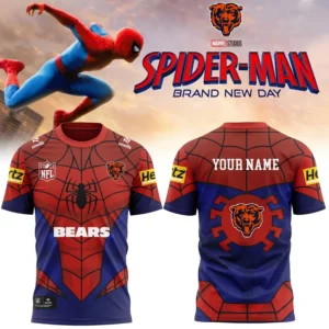 Limited Edition – Customized NFL Chicago Bears x Spider Unisex T-Shirt