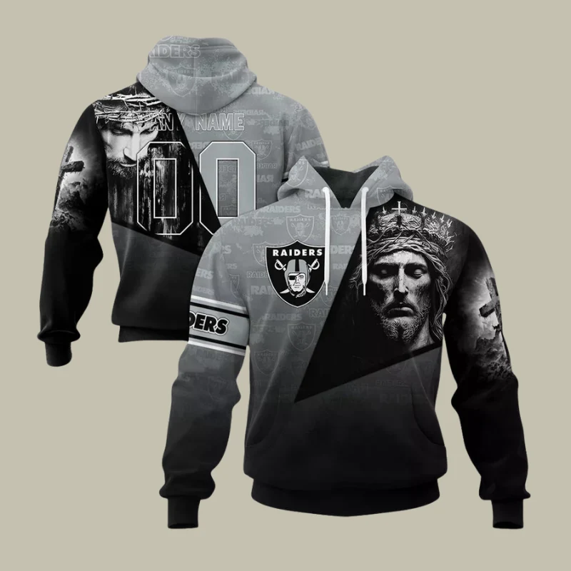 Limited Edition – Customized NFL Las Vegas Raiders God’s Blessing T-Shirt, Hoodie & Zip Hoodie