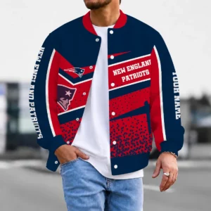 Limited Edition – Customized NFL New England Patriots Satin Varsity & Baseball Jacket