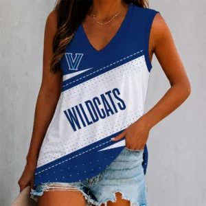 Limited Edition – Customized NCAA Villanova Wildcats Women’s V-Neck Tank Top