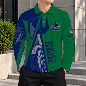 Limited Edition – Customized NHL Vancouver Canucks Men Long Sleeve Polo