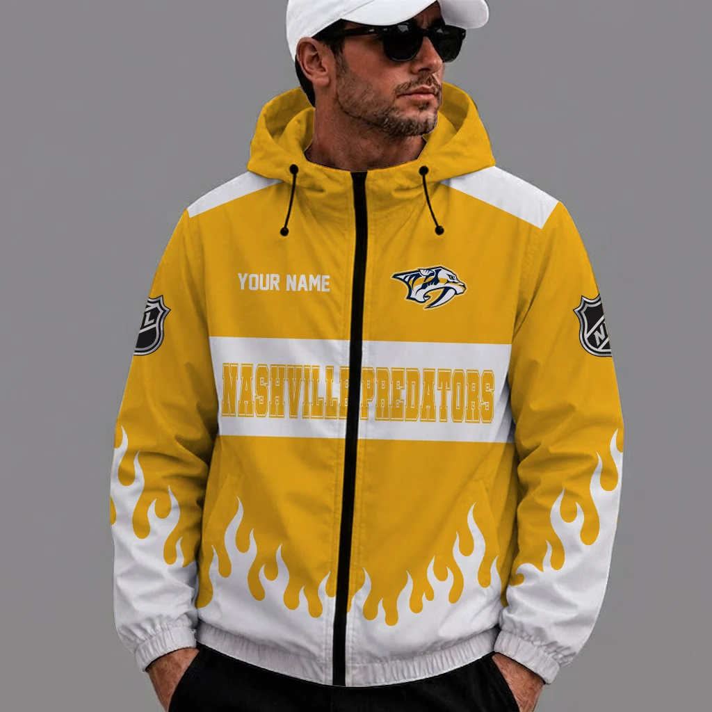 Limited Edition – Customized NHL Nashville Predators Windbreaker Jacket