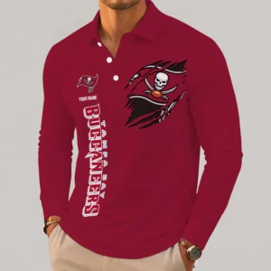 Limited Edition – Customized NFL Tampa Bay Buccaneers Long Sleeve Polo Shirt