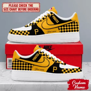 Limited Edition – Customized MLB Pittsburgh Pirates Af1 Shoes