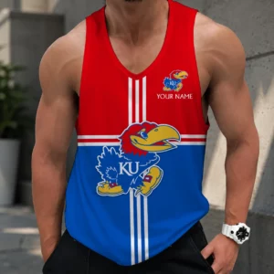Limited Edition – Customized NCAA Kansas Jayhawks Strappy Unisex Tank Top