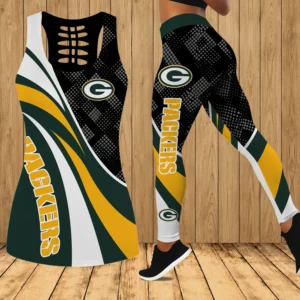 Limited Edition – Customized NFL Green Bay Packers Hollow Tank Top & Leggings Set