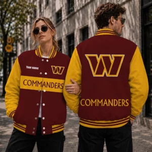 Limited Edition – Customized NFL Washington Commanders Satin Varsity & Baseball Jacket