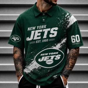 Limited Edition – Customized NFL New York Jets Polo Shirt