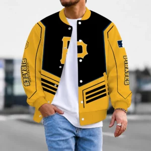 Limited Edition – Customized MLB Pittsburgh Pirates Satin Varsity & Baseball Jacket