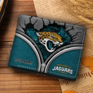 Limited Edition – Customized NFL Jacksonville Jaguars Leather Wallet