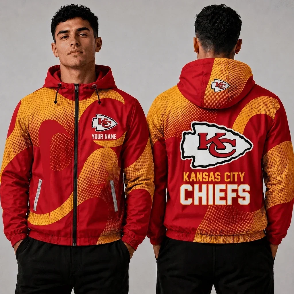 Limited Edition – Customized NFL Kansas City Chiefs Windbreaker Jacket