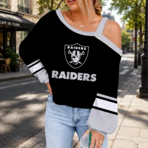 Limited Edition – Customized NFL Las Vegas Raiders Drop Shoulder Sweatshirt