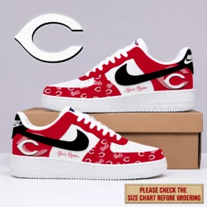 Limited Edition – Customized MLB Cincinnati Reds Af1 Shoes