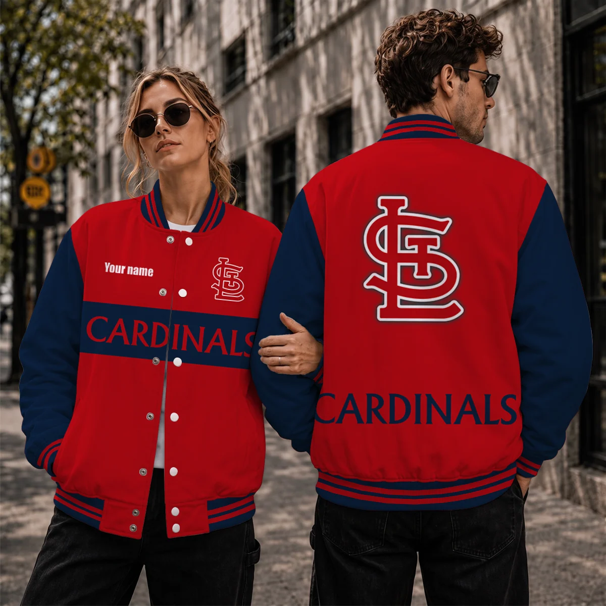 Limited Edition – Customized MLB St. Louis Cardinals Satin Varsity & Baseball Jacket