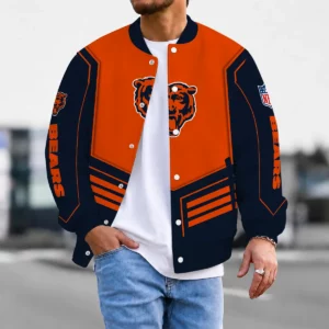 Limited Edition – Customized NFL Chicago Bears Satin Varsity & Baseball Jacket