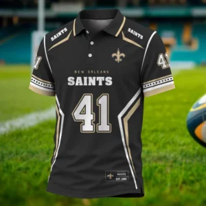Limited Edition – Customized NFL New Orleans Saints Polo Shirt
