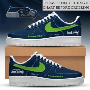 Limited Edition – Customized NFL Seattle Seahawks Af1 Shoes