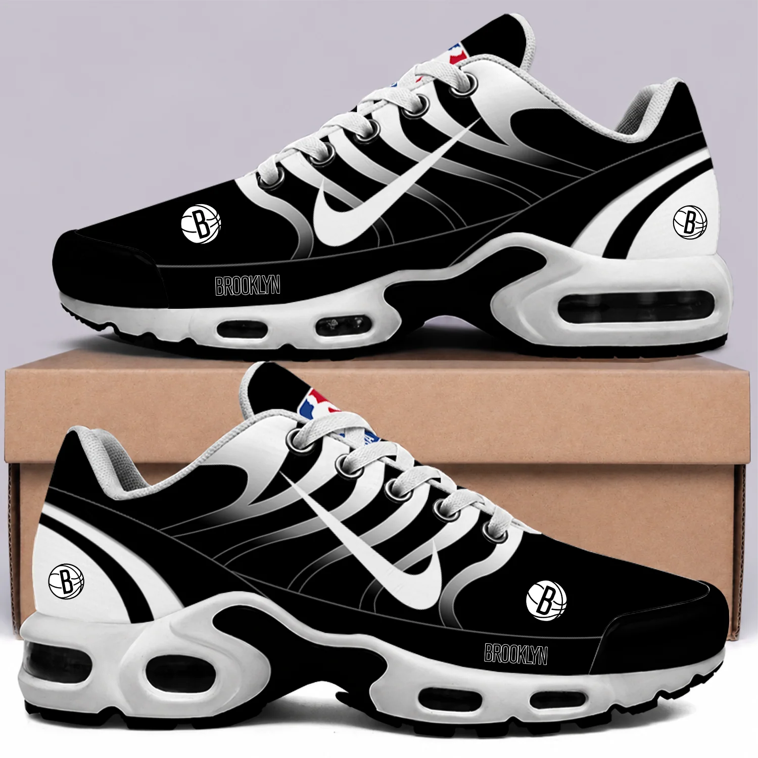 Limited Edition – Customized NBA Brooklyn Nets Air Max Plus Sneakers