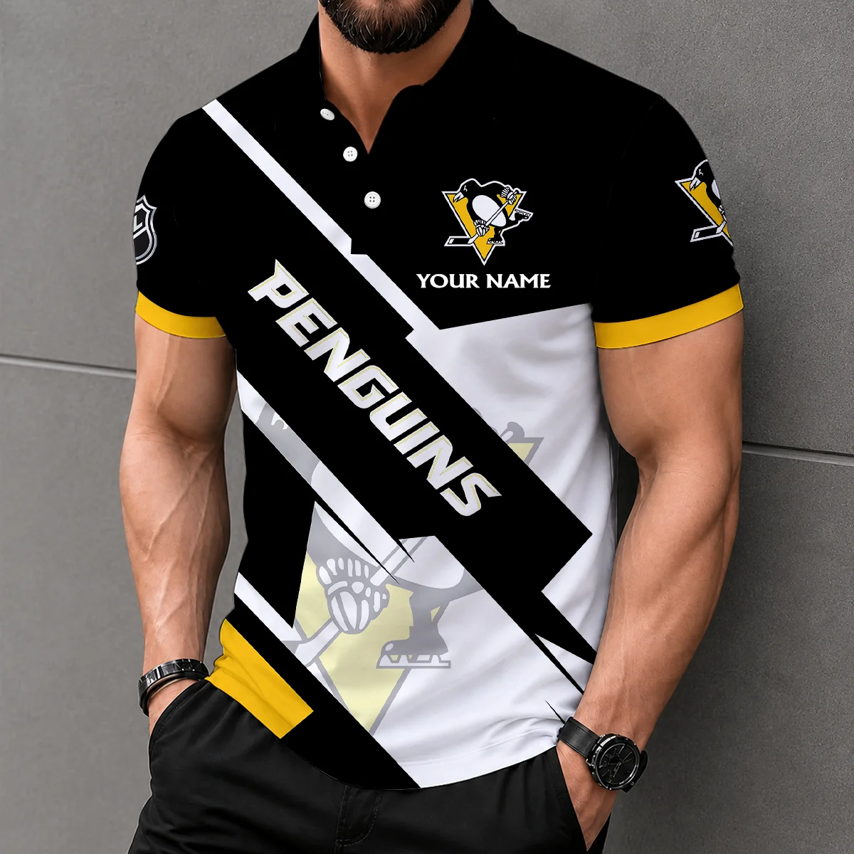 Limited Edition – Customized NHL Pittsburgh Penguins Polo Shirt