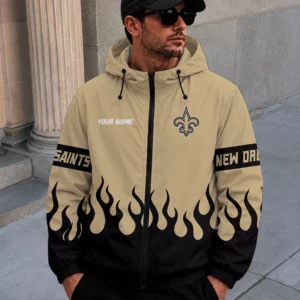 Limited Edition – Customized NFL New Orleans Saints Windbreaker Jacket