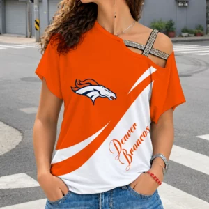 Limited Edition – Customized NFL Denver Broncos Shoulder Shirt