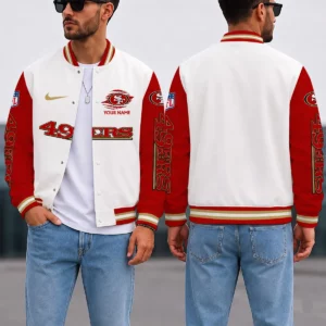Limited Edition – Customized NFL San Francisco 49Ers Satin Varsity & Baseball Jacket