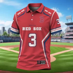 Limited Edition – Customized MLB Boston Red Sox Polo Shirt