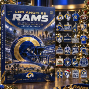 Los Angeles Rams Advent Calendar 2026 24 Day Christmas Countdown Gift For Sport