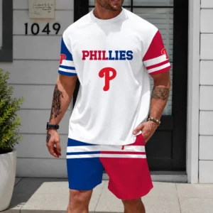 Limited Edition – Customized MLB Philadelphia Phillies Unisex T-Shirt & Shorts Set