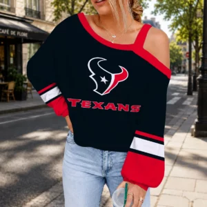 Limited Edition – Customized NFL Houston Texans Drop Shoulder Sweatshirt