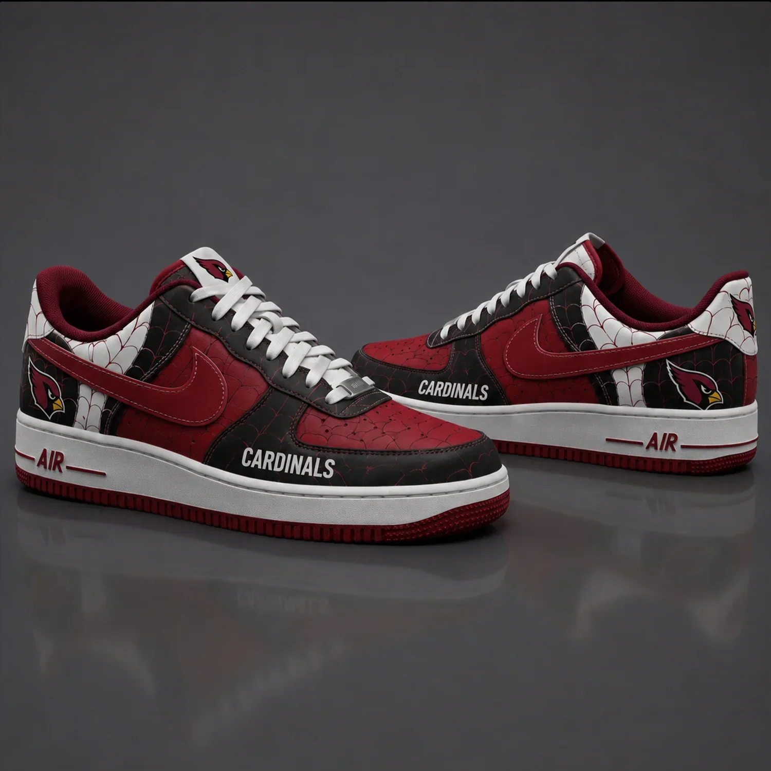 Limited Edition – Customized NFL Arizona Cardinals X Spider Air force 1 Shoes