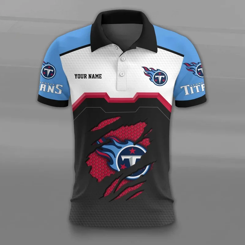 Limited Edition – Customized NFL Tennessee Titans Polo Shirt