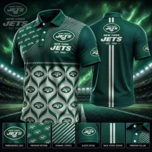 Limited Edition – Customized NFL New York Jets Polo Shirt