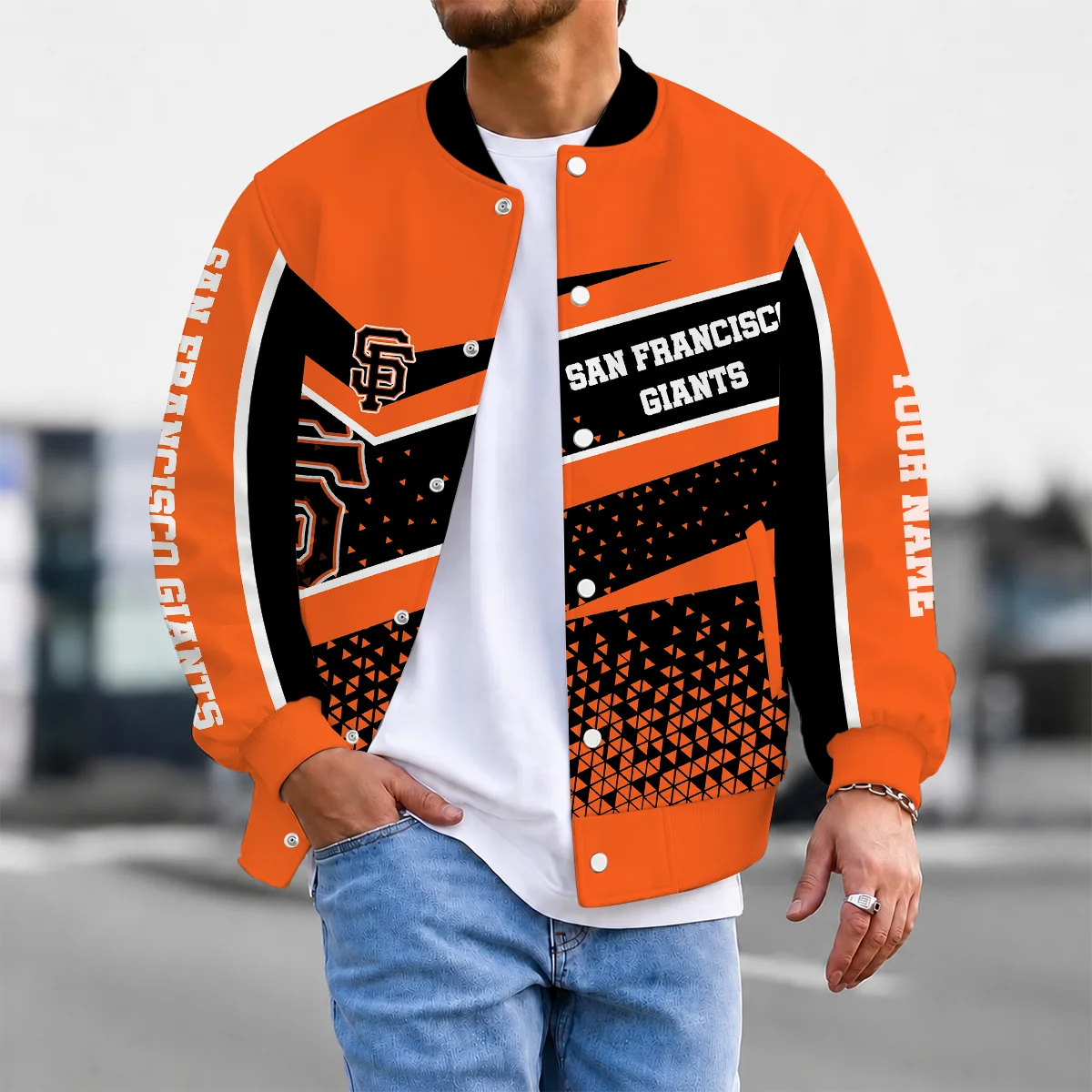 Limited Edition – Customized MLB San Francisco Giants Satin Varsity & Baseball Jacket