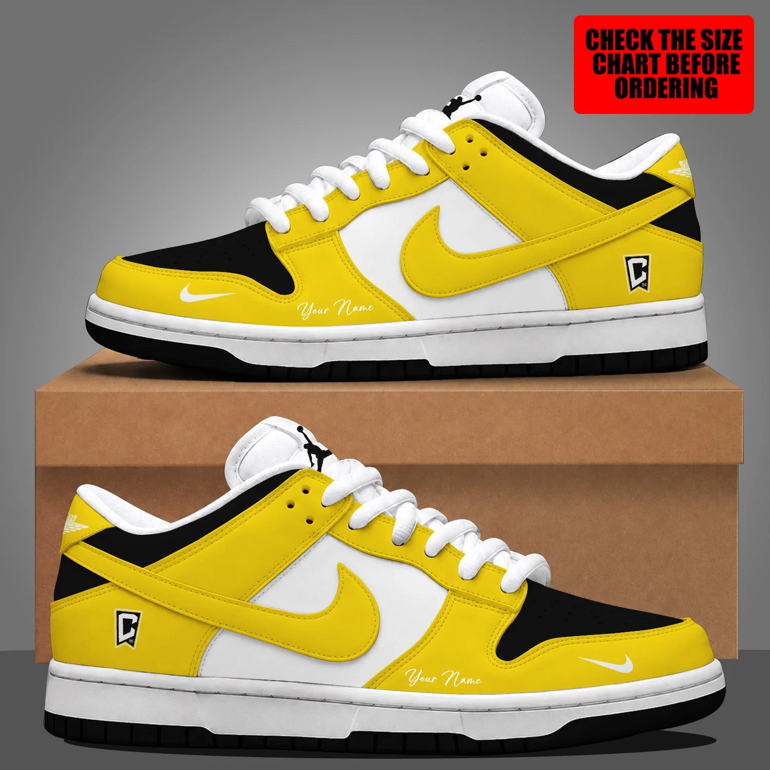 Limited Edition – Customized MLS Columbus Crew Dunk Low Shoes