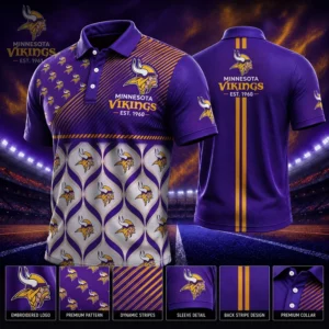Limited Edition – Customized NFL Minnesota Vikings Polo Shirt