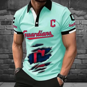 Limited Edition – Customized MLB Cleveland Guardians Polo Shirt