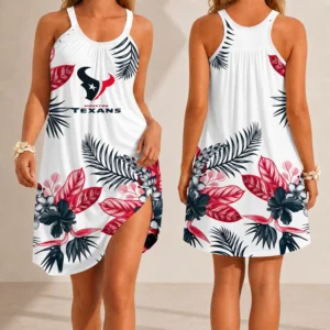 Limited Edition – Customized NFL Houston Texans Camisole Dress