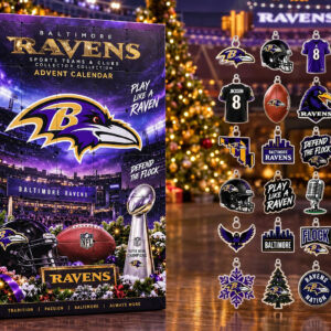 Baltimore Ravens Christmas Advent Calendar Play Like A Raven Gifts For Fans