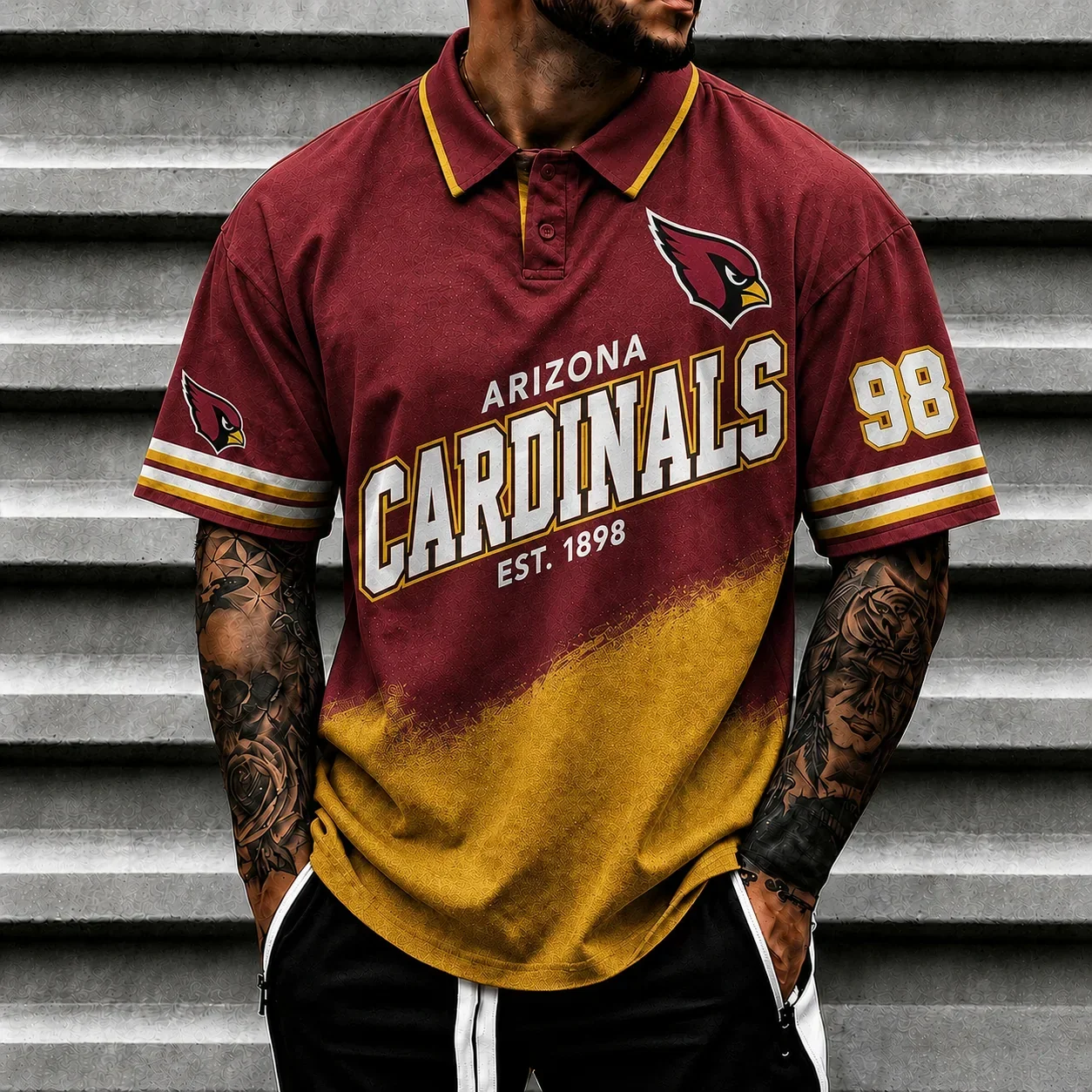 Limited Edition – Customized NFL Arizona Cardinals Polo Shirt